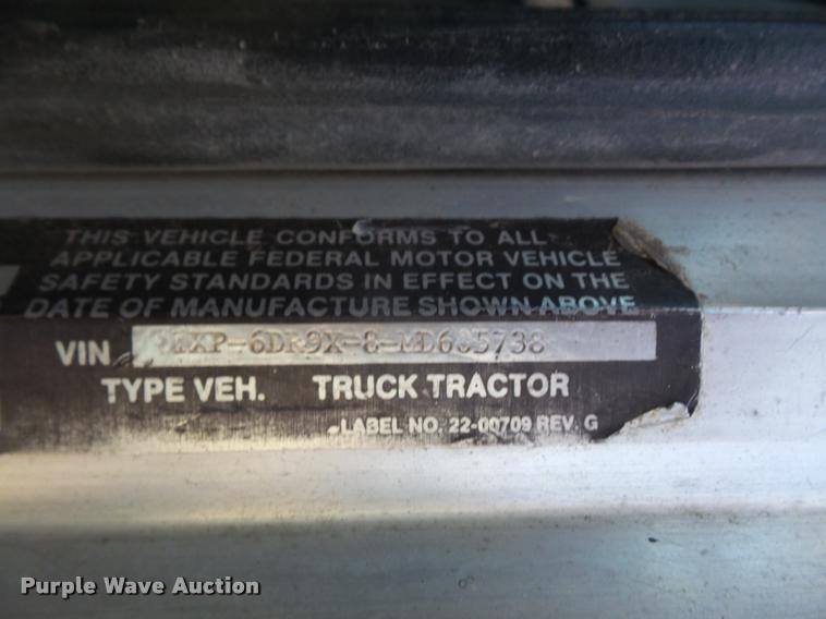 image for item DB2845 1991 Peterbilt 362 semi truck