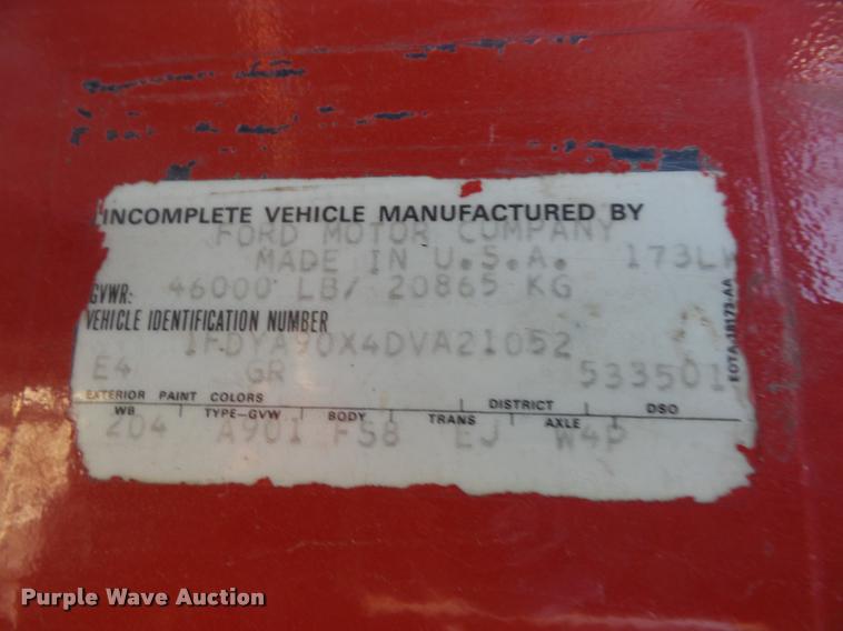 image for item DB2907 1983 Ford LTL9000 semi truck