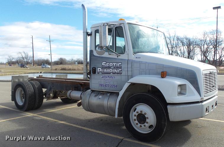 image for item K8010 1998 Freightliner FL80 truck cab and chassis