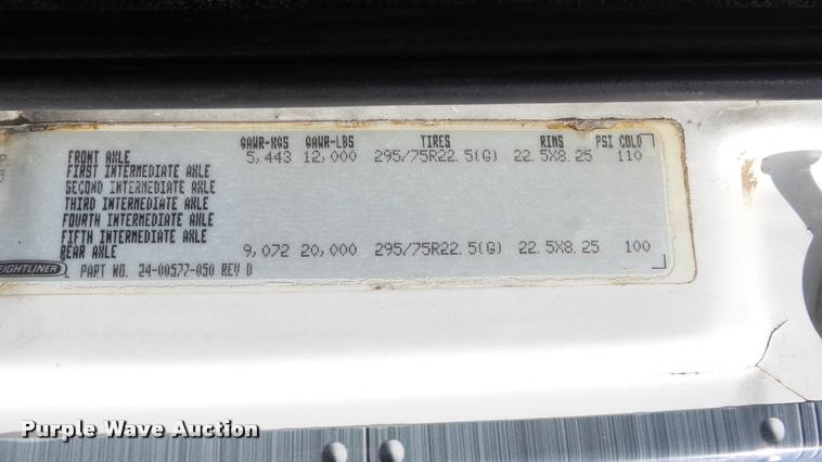 image for item K8010 1998 Freightliner FL80 truck cab and chassis