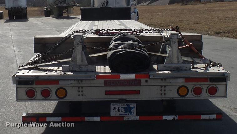 image for item L4534 2014 Fontaine drop deck trailer