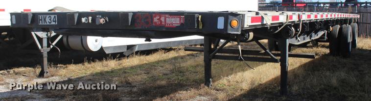 image for item L4947 1998 Wabash 920 flatbed trailer