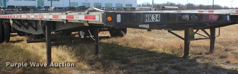 image for item L4947 1998 Wabash 920 flatbed trailer