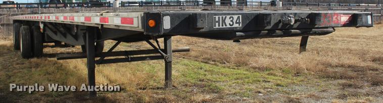 image for item L4947 1998 Wabash 920 flatbed trailer