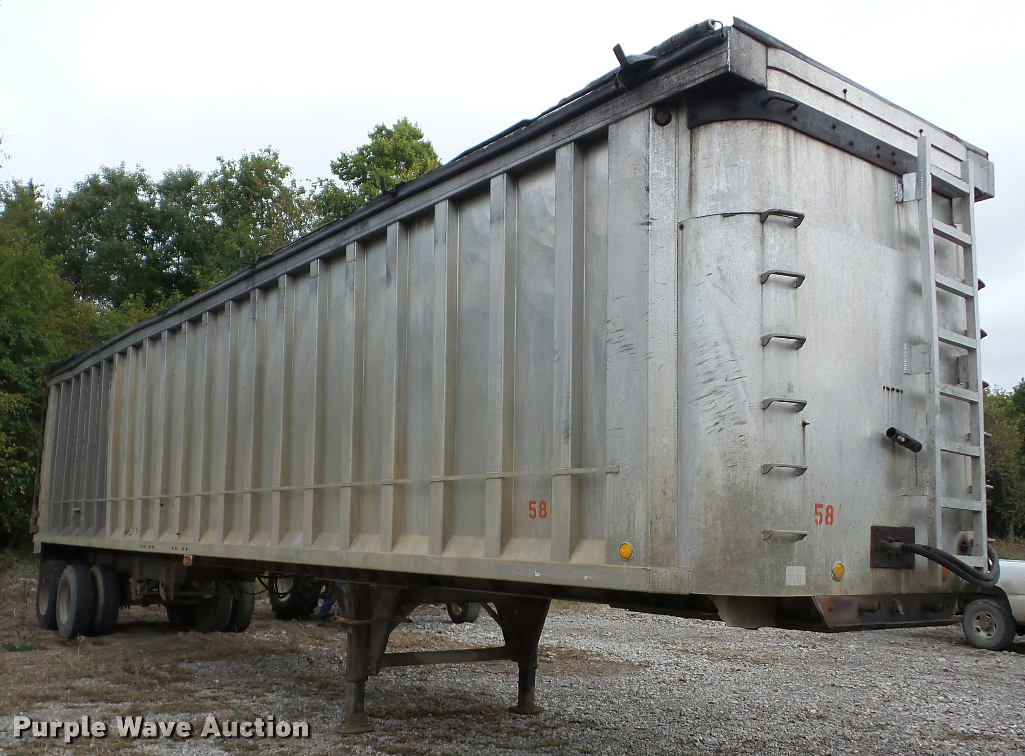 1992 Steco Walking Floor Trailer Item Ag9345 2 23 2017