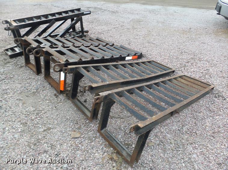 image for item AU9698 (3) pairs of manual fold up ramps
