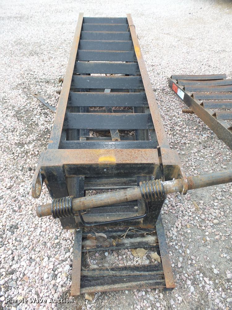 image for item AU9698 (3) pairs of manual fold up ramps