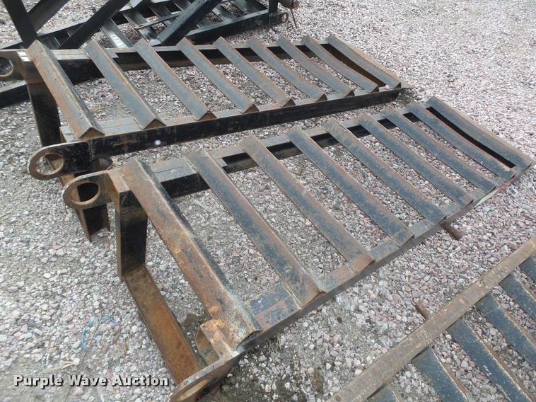 image for item AU9698 (3) pairs of manual fold up ramps