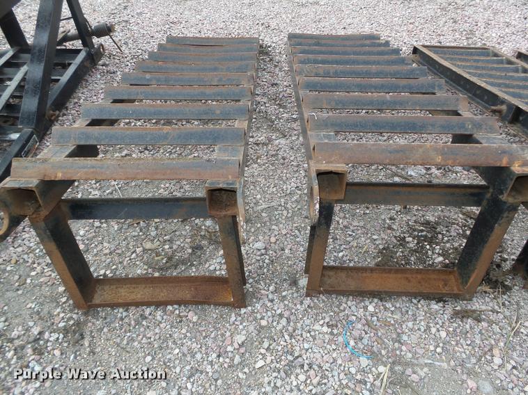 image for item AU9698 (3) pairs of manual fold up ramps