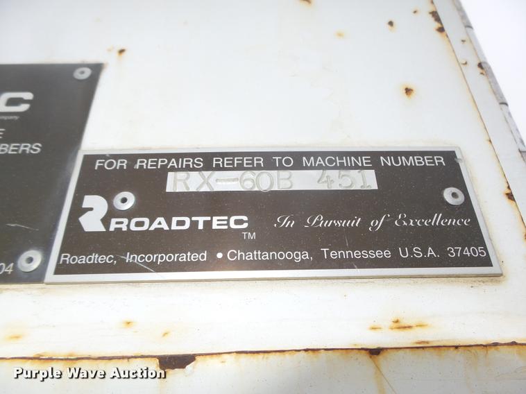 image for item DA0505 1997 Roadtec RX60B milling machine