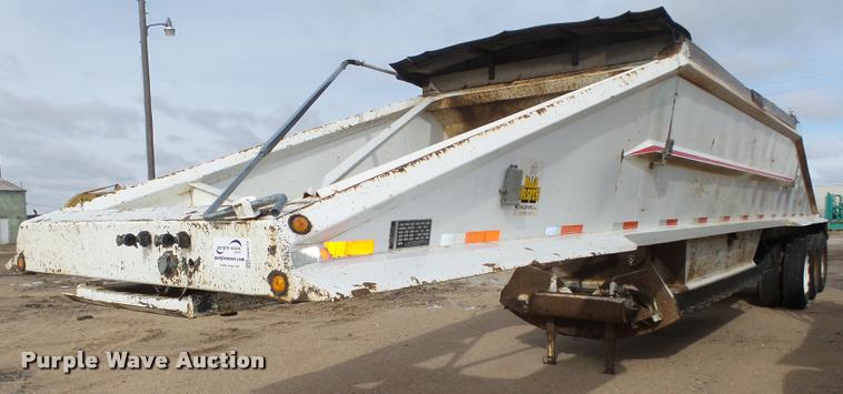 image for item DA0513 1997 Road Master G420 bottom dump trailer