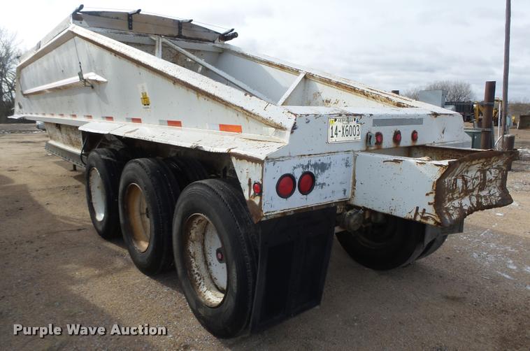 image for item DA0513 1997 Road Master G420 bottom dump trailer