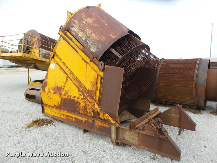 image for item DA0518 Angled rotary drum screen