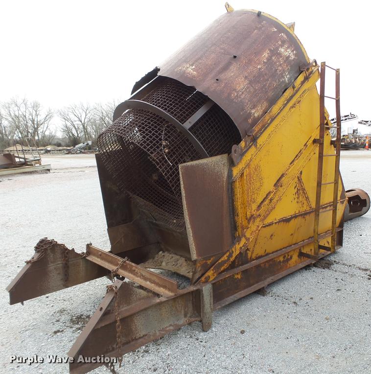 image for item DA0518 Angled rotary drum screen