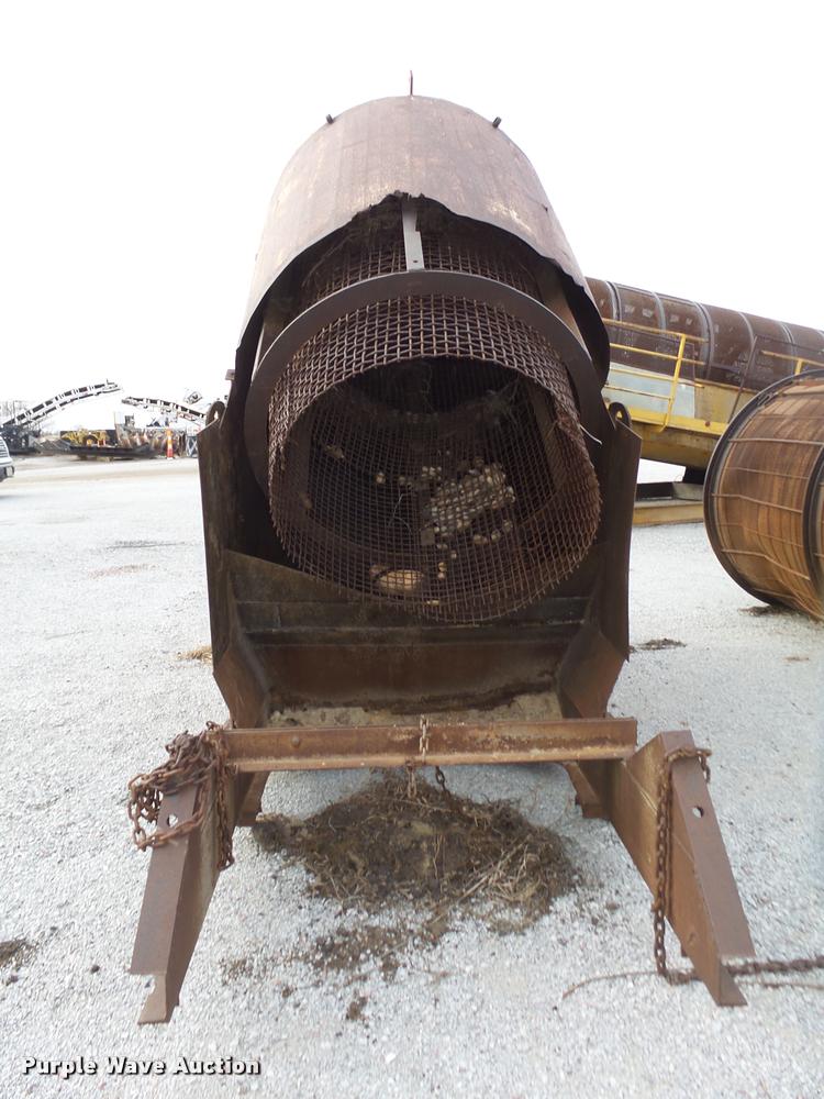 image for item DA0518 Angled rotary drum screen