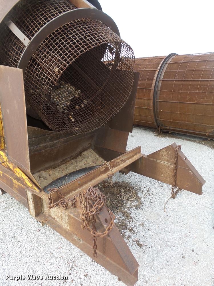 image for item DA0518 Angled rotary drum screen