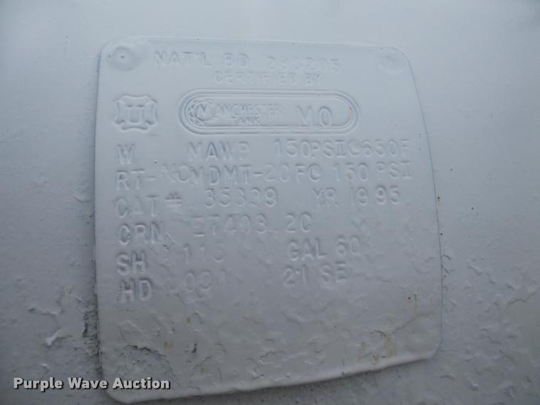 image for item DA7272 1995 Ranch bottom dump trailer