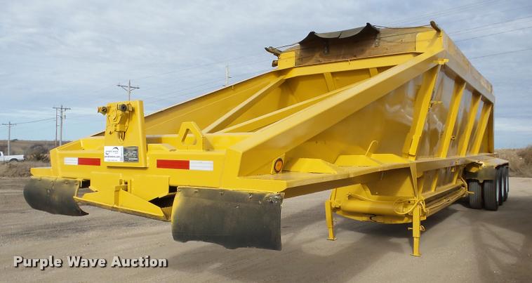 image for item DA7273 1993 Redriver 224 bottom dump trailer