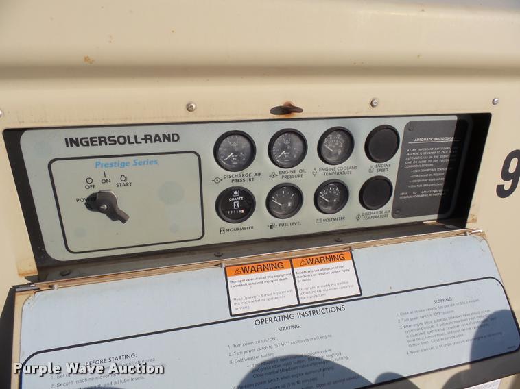 image for item AL9011 1996 Ingersoll Rand P175WJD air compressor
