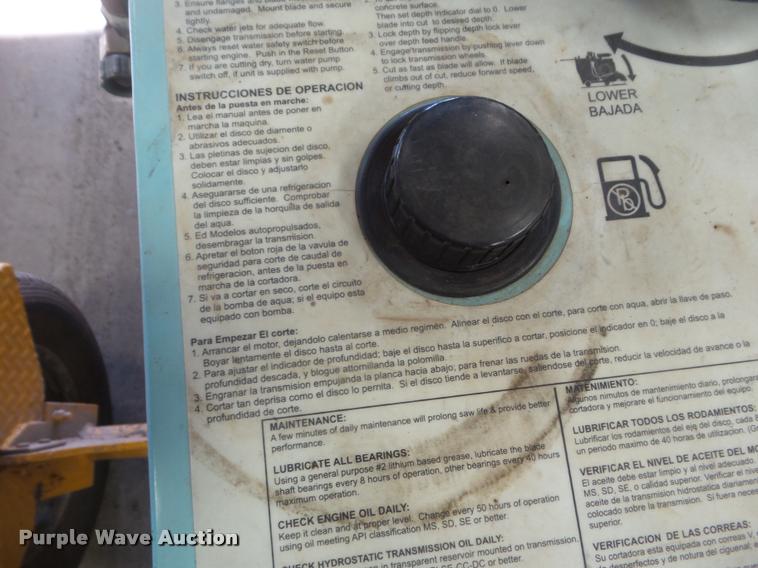 image for item DA7530 2003 Target Econoline 2 concrete saw