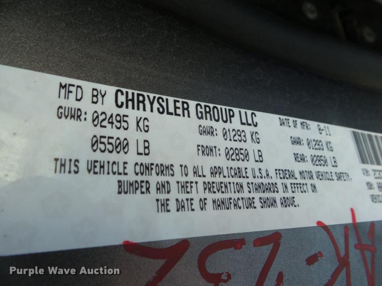 image for item DA7535 2012 Dodge Charger Police