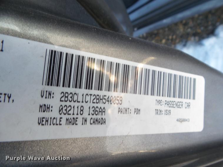 image for item DA7538 2011 Dodge Charger Police