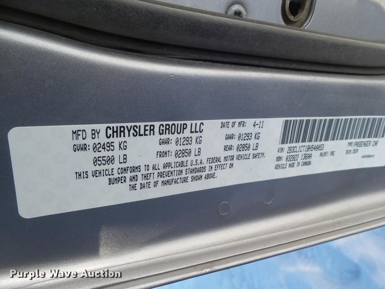 image for item DA7547 2011 Dodge Charger Police