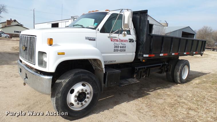 image for item AT9597 1996 Chevrolet Kodiak dump truck