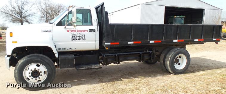 image for item AT9597 1996 Chevrolet Kodiak dump truck