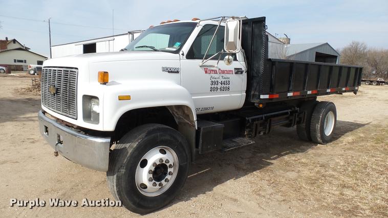 image for item AT9597 1996 Chevrolet Kodiak dump truck