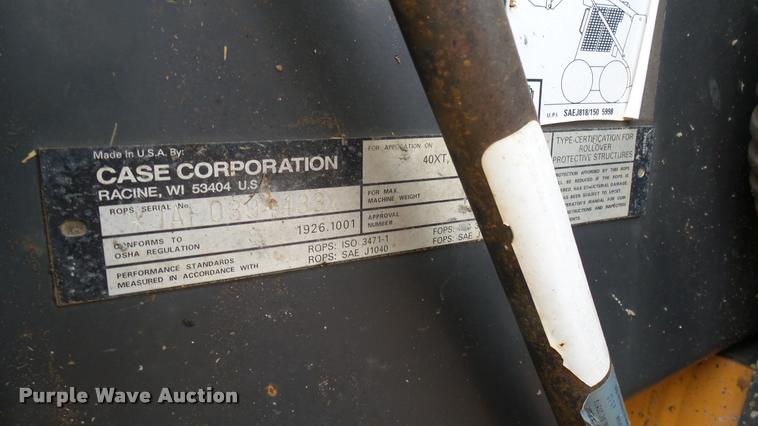 image for item AT9598 2003 Case 60XT skid steer