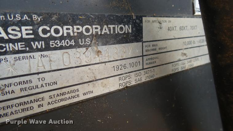 image for item AT9598 2003 Case 60XT skid steer