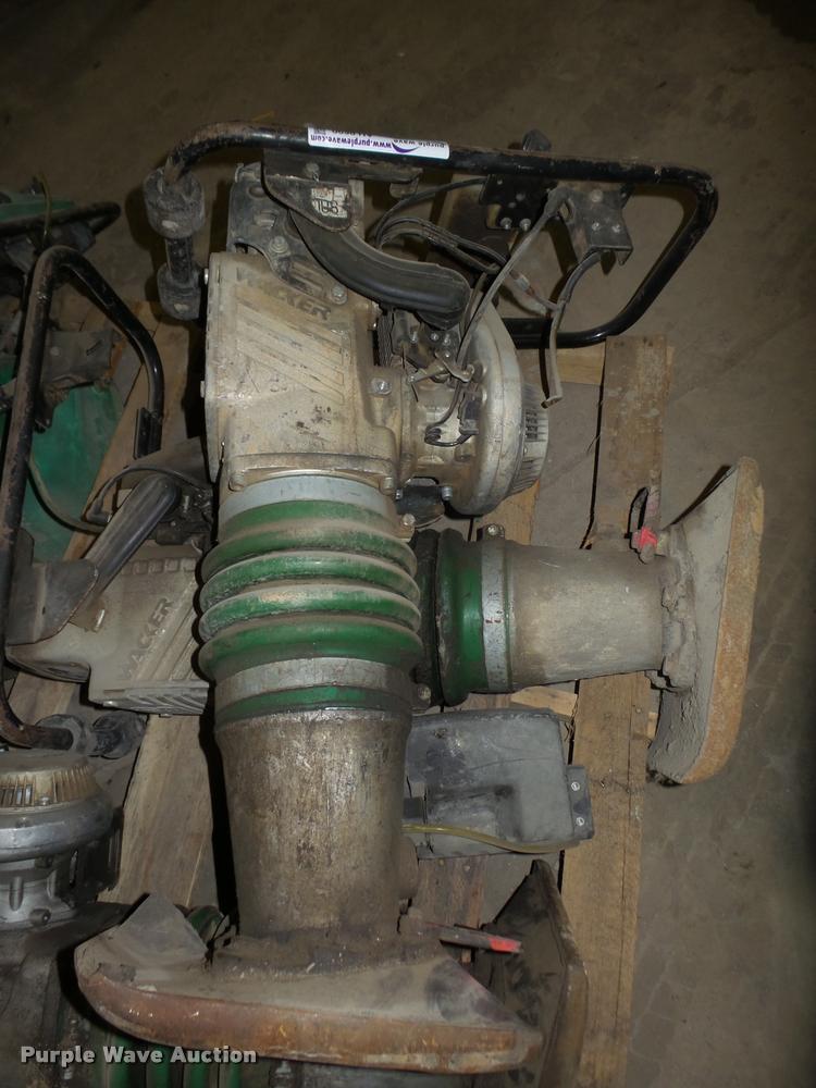 image for item AU9690 (4) Wacker walk-behind compactor