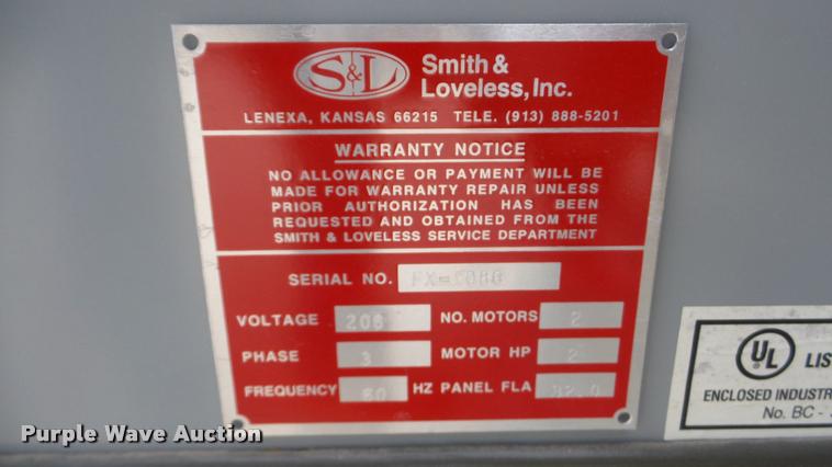 image for item BU9417 Smith and Loveless FX-1086 pump station