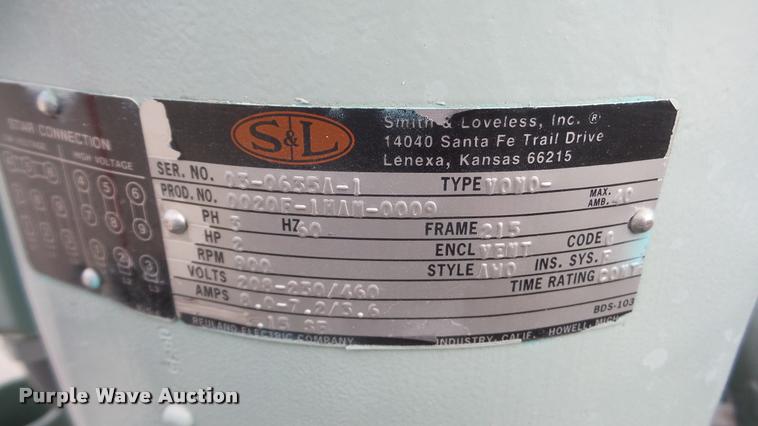 image for item BU9417 Smith and Loveless FX-1086 pump station