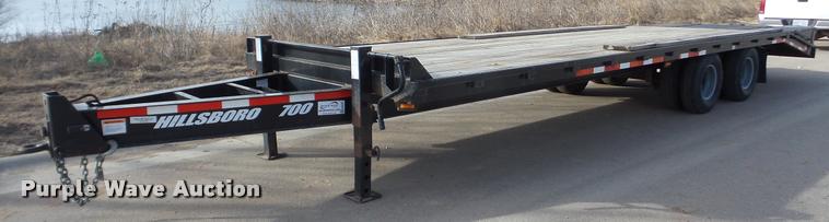 image for item DA0292 2003 Hillsboro 700 equipment trailer