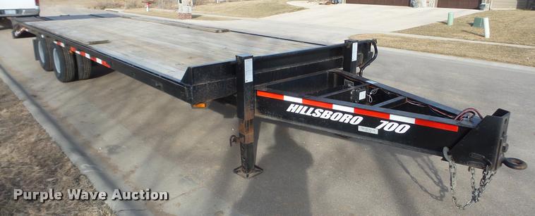 image for item DA0292 2003 Hillsboro 700 equipment trailer