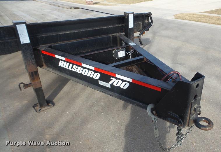 image for item DA0292 2003 Hillsboro 700 equipment trailer