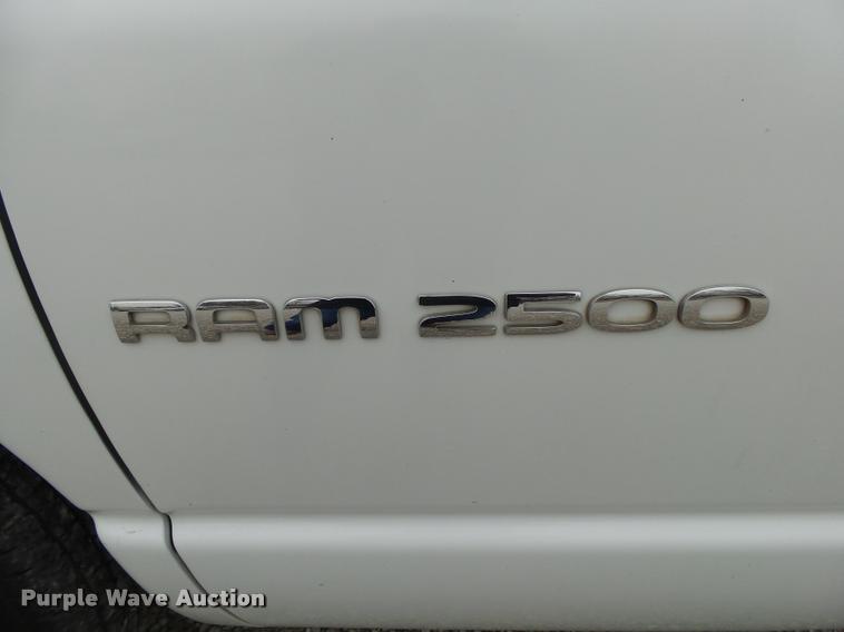 image for item DA2519 2006 Dodge Ram 2500 pickup truck