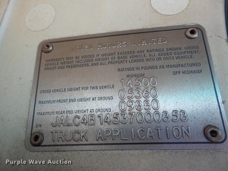 image for item DA7270 2003 Isuzu NPR HD box truck