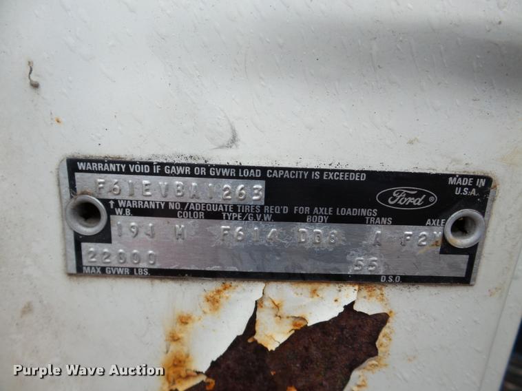 image for item DA7289 1978 Ford F600 dump truck