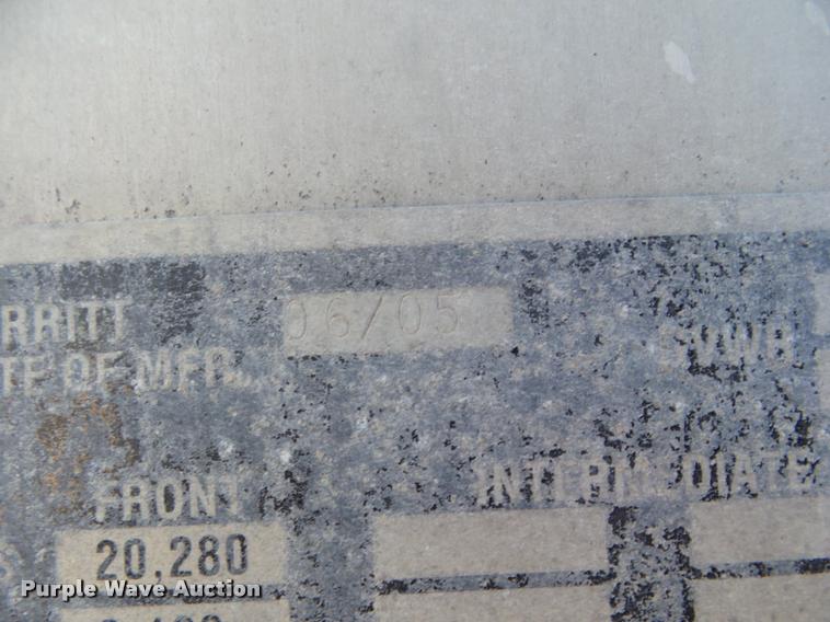 image for item DA7580 2006 Merritt livestock trailer