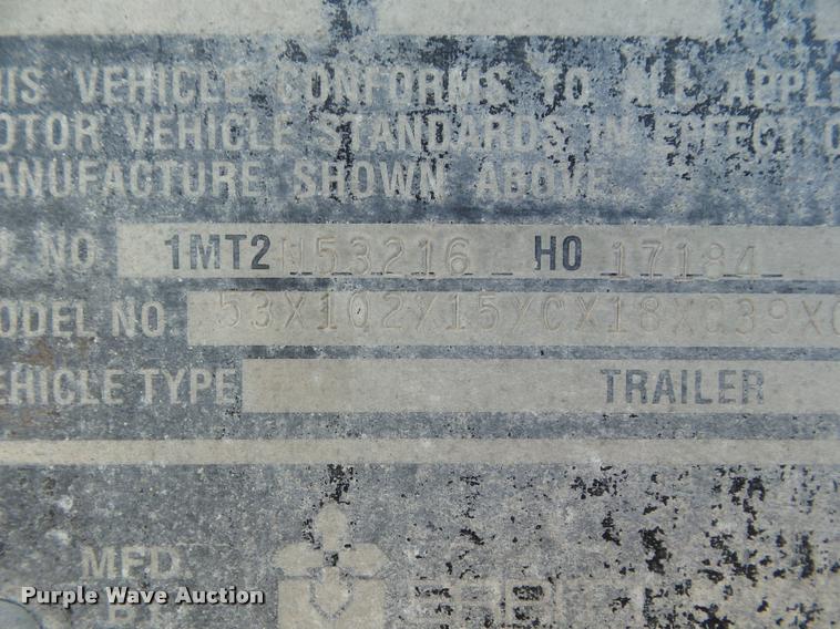 image for item DA7580 2006 Merritt livestock trailer