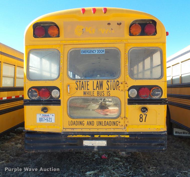 image for item DA7603 1994 Blue Bird TC2000 school bus