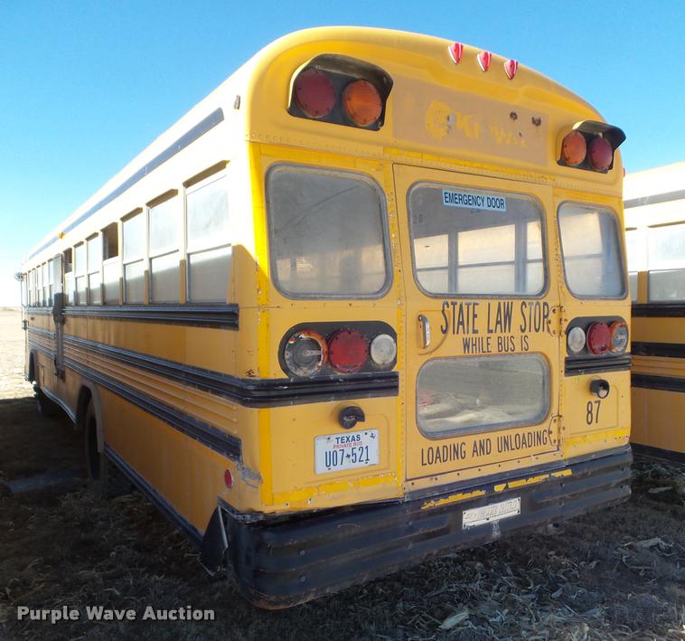 image for item DA7603 1994 Blue Bird TC2000 school bus