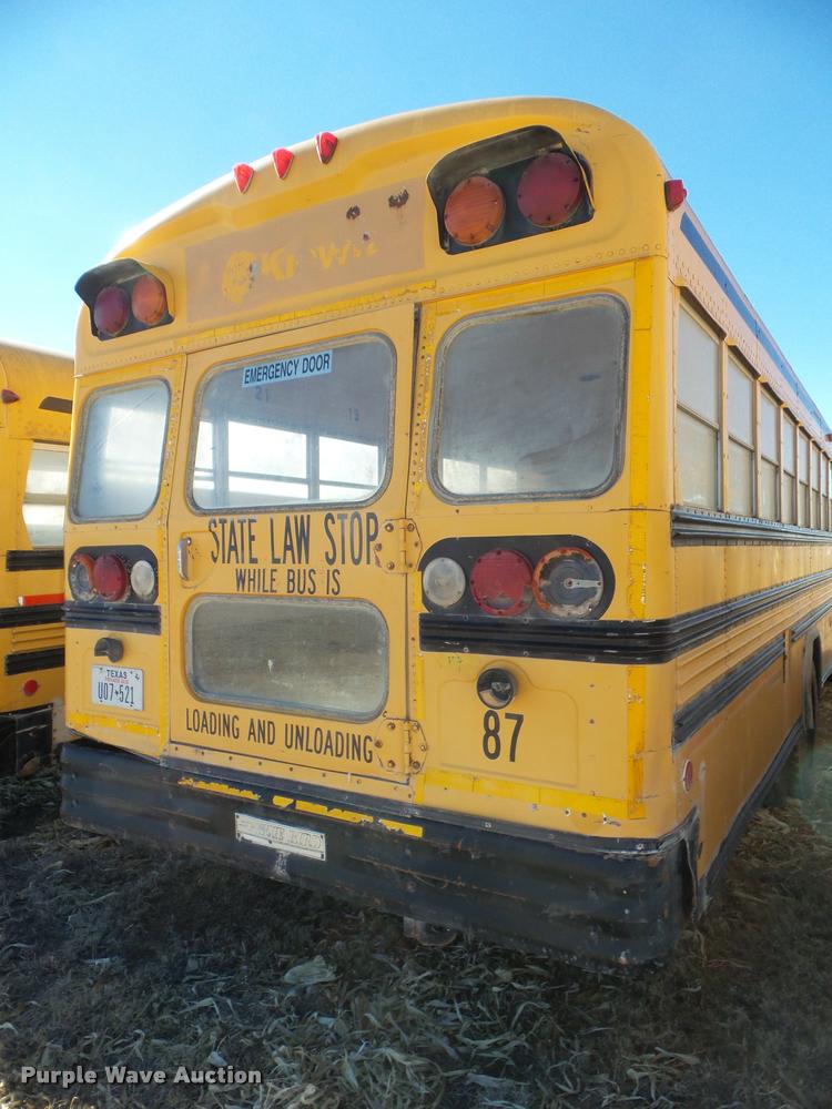 image for item DA7603 1994 Blue Bird TC2000 school bus