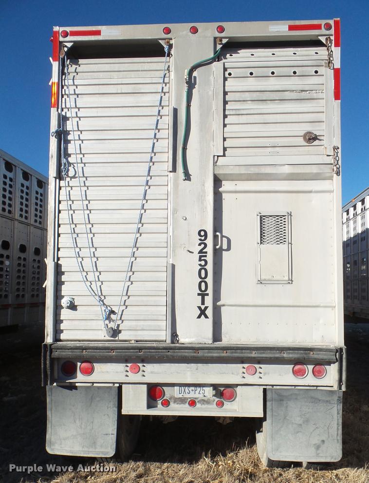 image for item DA7606 1992 Eby livestock trailer
