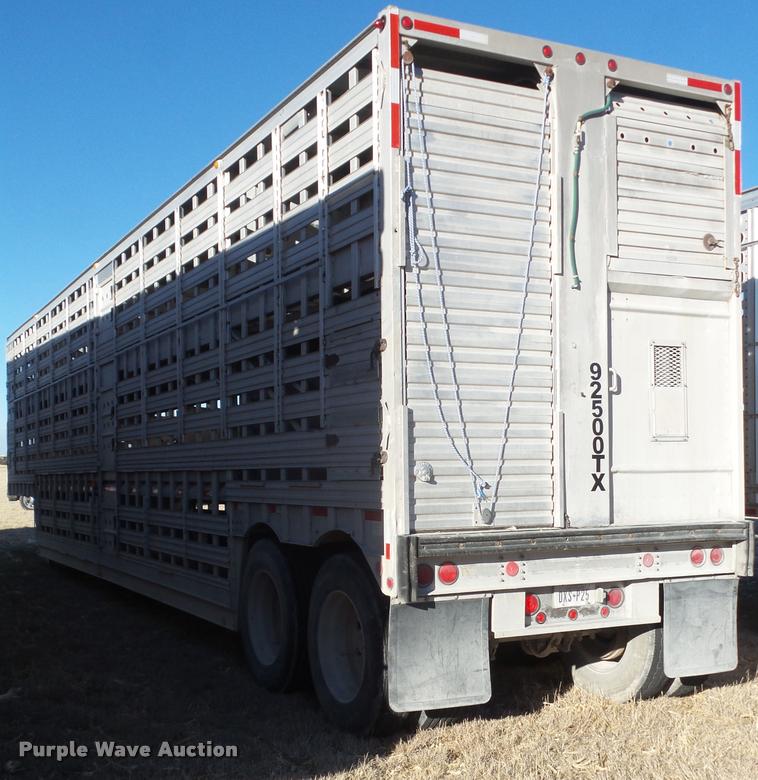 image for item DA7606 1992 Eby livestock trailer