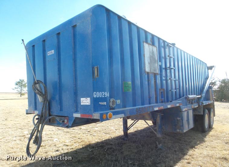 image for item DA7619 1995 Wabo refuse trailer