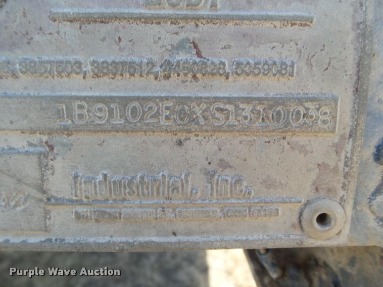 image for item DA7619 1995 Wabo refuse trailer